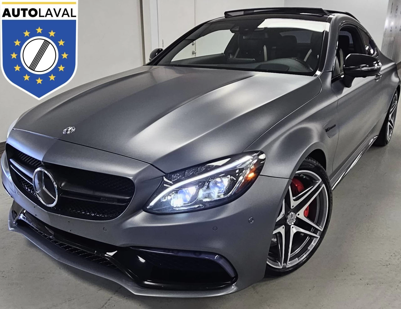 2018 Mercedes-Benz C-Class AMG C 63 S Coupe Designo Selenite Grey Image principale