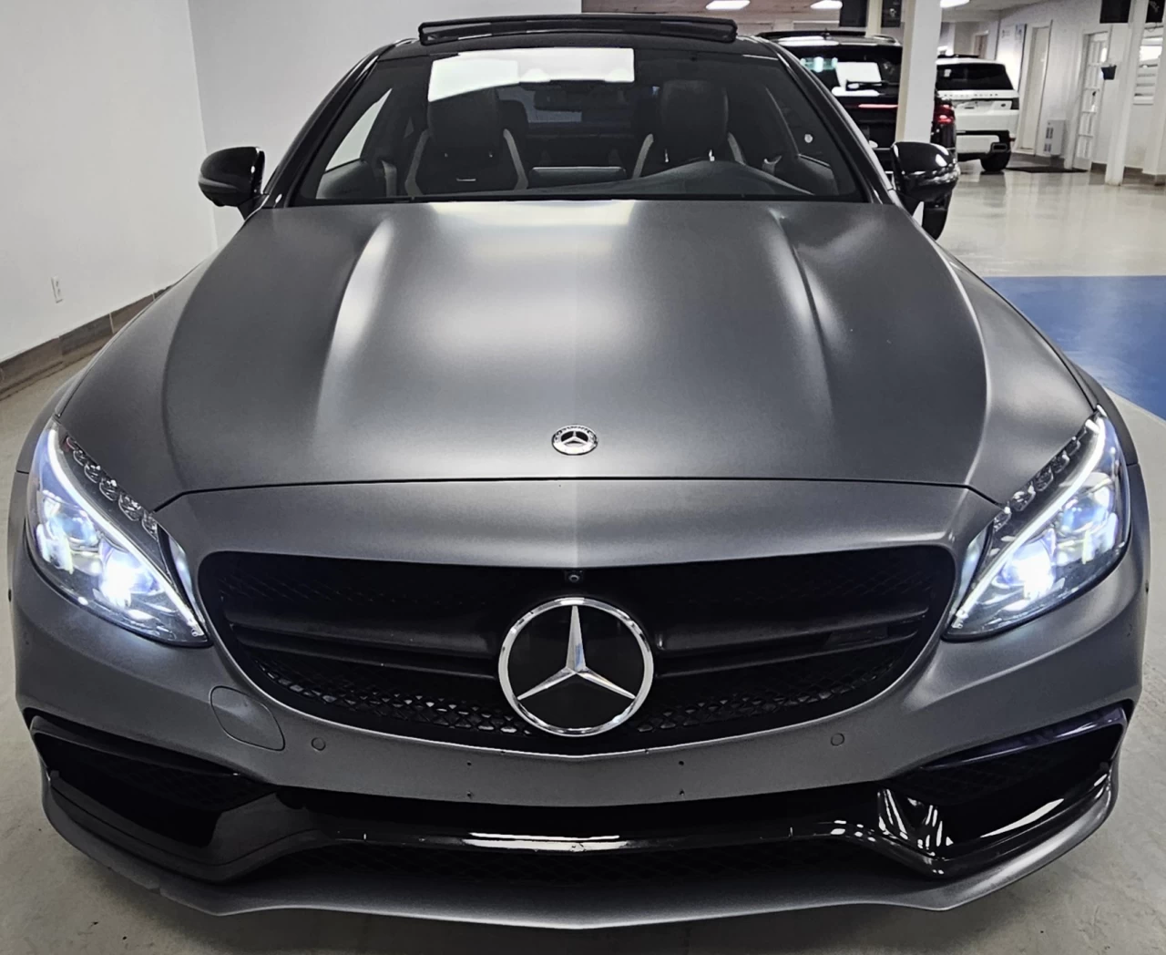 2018 Mercedes-Benz C-Class AMG C 63 S Coupe Designo Selenite Grey Image principale