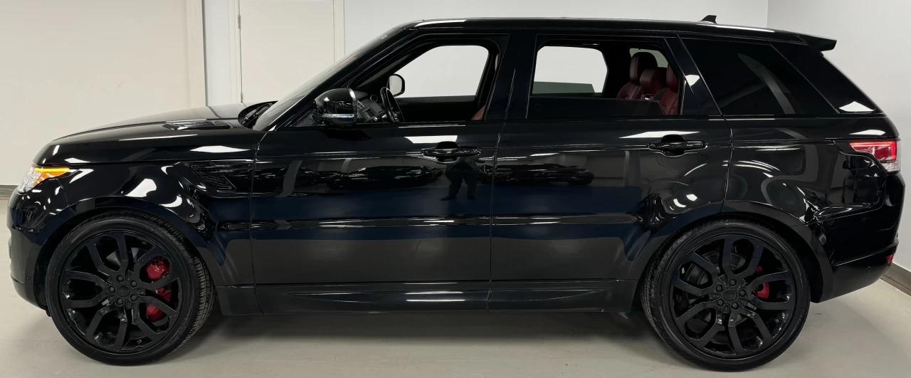 2016 Land Rover Range Rover Sport V8 SC Dynamic - FULL BLACK/RED - LOW KM - 510HP! Main Image