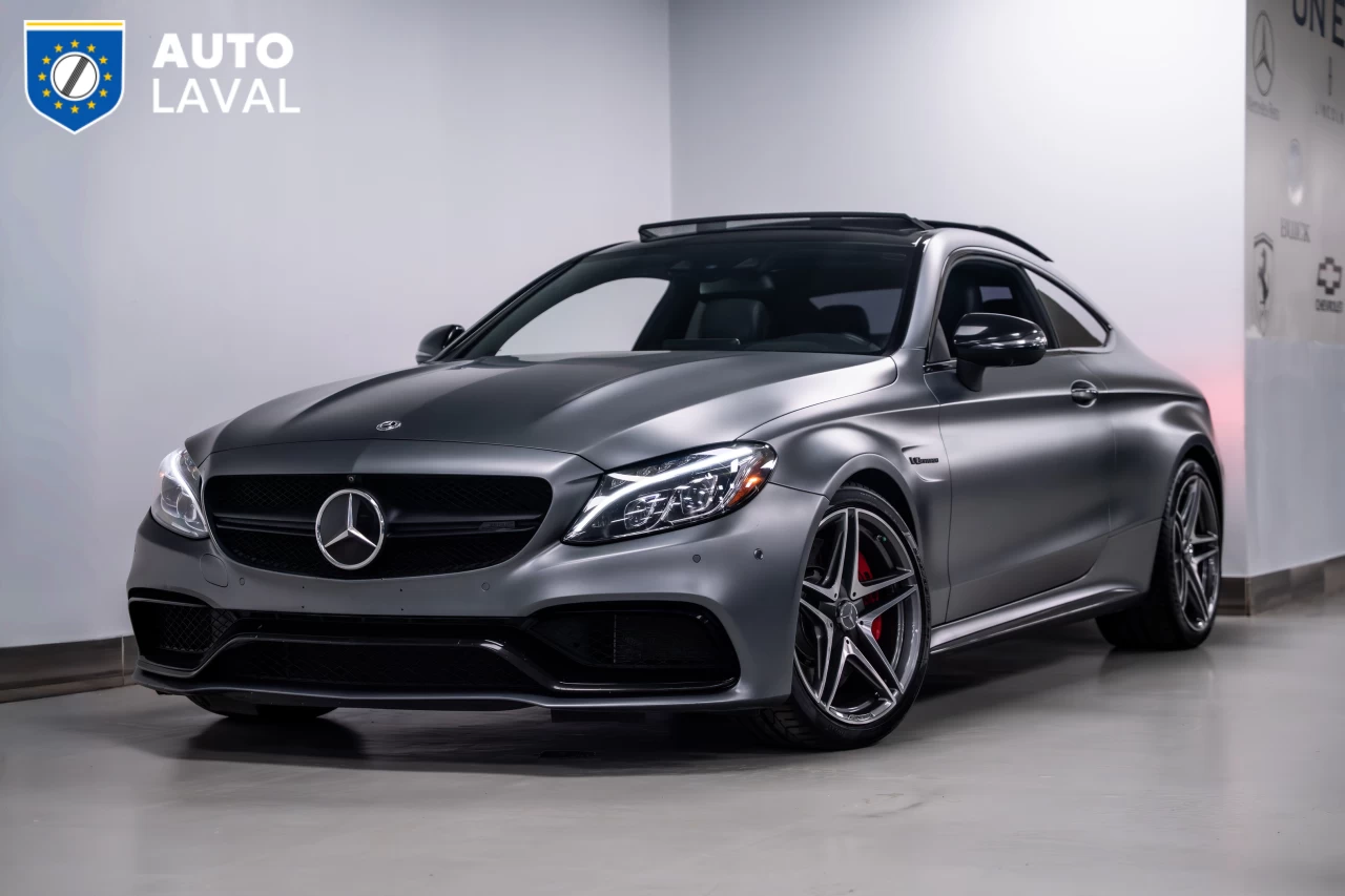 2018 Mercedes-Benz C-Class AMG C 63 S Coupe Designo Selenite Grey Image principale