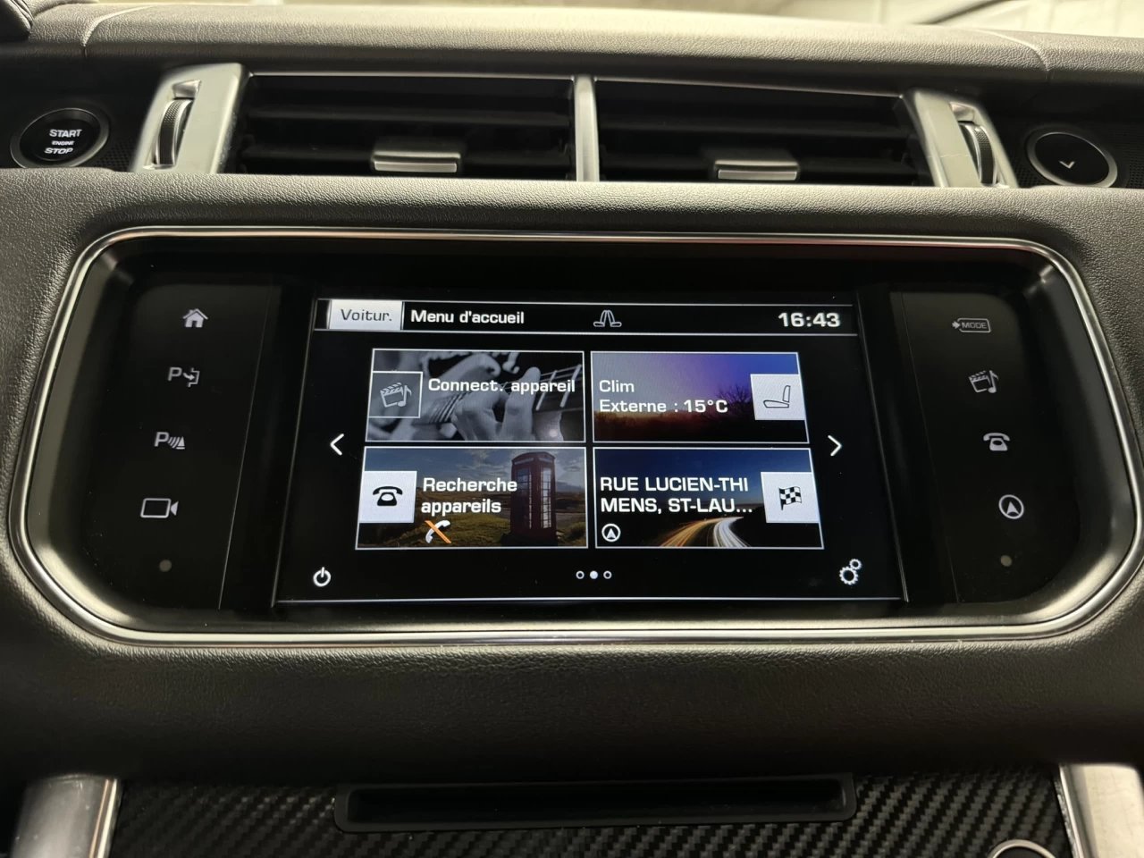 2016 Land Rover Range Rover Sport V8 SC Dynamic - FULL BLACK/RED - LOW KM - 510HP! Main Image