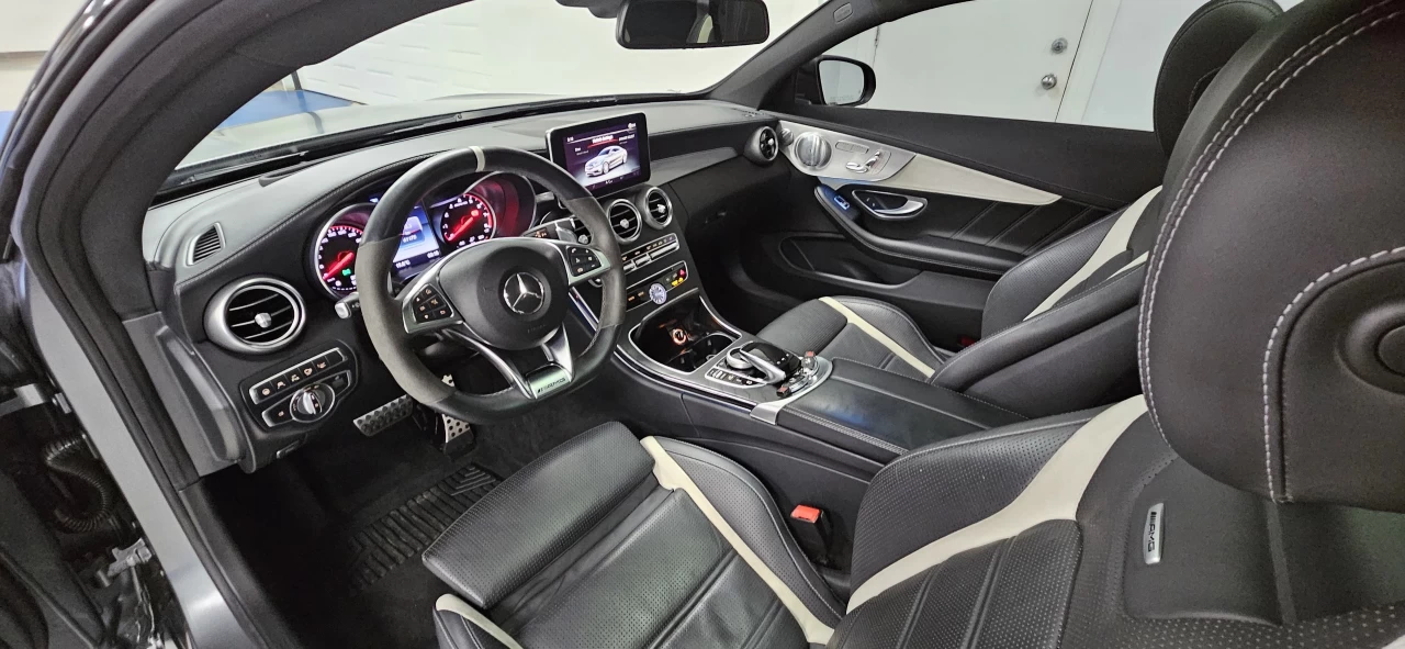 2018 Mercedes-Benz C-Class AMG C 63 S Coupe Designo Selenite Grey Image principale